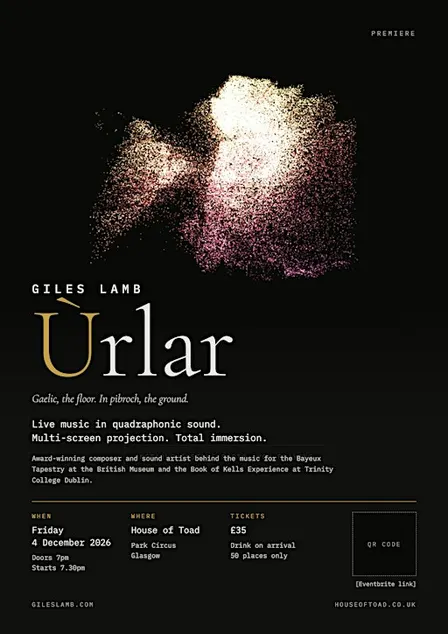 Ùrlar • Giles Lamb live at House of Toad