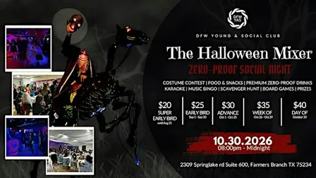 The Halloween Mixer: A Zero-Proof Social Night