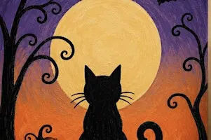 Halloween Paint and Sip