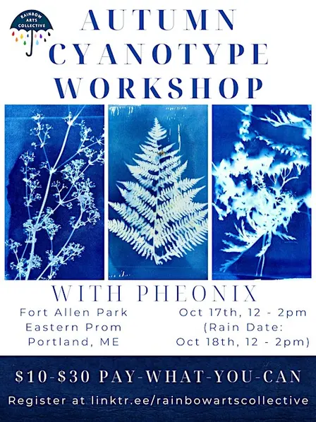 Learn Cyanotype Sun Printing with Pheonix, 10/17