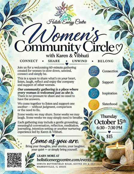 Woman's Community Circle with Karen & Vibhuti