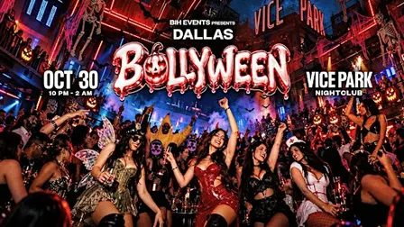 Bollyween Dallas:  Rooftop Bollywood Halloween Party in DALLAS on Oct 30