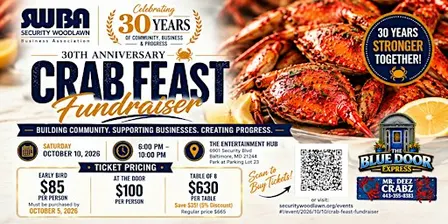 SWBA 30th Anniversary Crabfeast & Fundraiser