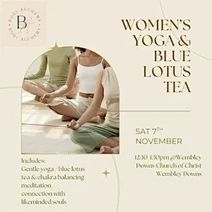 Women's Yoga & Blue Lotus Tea
