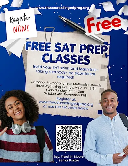 Free SAT Prep at Camphor Church