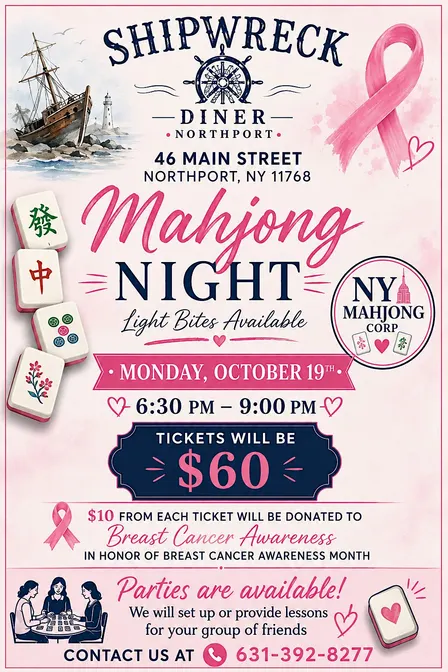 Mahjong at Shipwreck in Northport