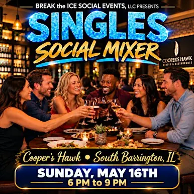 Singles Social Mixer South Barrington, IL Cooper's Hawk