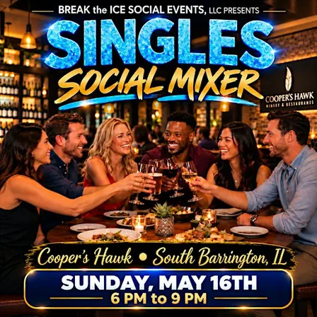 Singles Social Mixer South Barrington, IL Cooper's Hawk