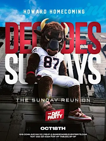 Howard Homecoming | The Reunion Sunday Funday Day Party  [Sun Oct 18]