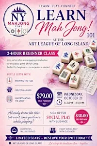 Mahjong 101 at the Art League of Long Island