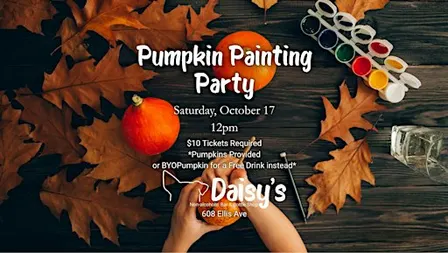 Pumpkin Painting Party - $10