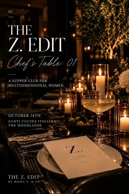 The Z. Edit Chef Tables - Women's Supper Club