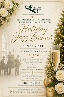 Parthenon (TN) Chapter of The Links, Incorporated Holiday Jazz Brunch