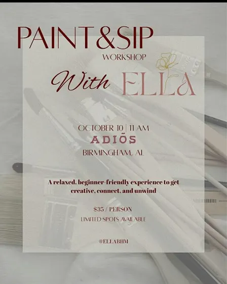 Paint & Sip with ELLA