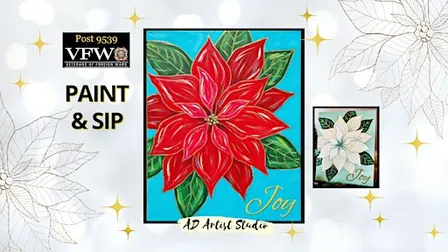 Poinsettia Paint & Sip