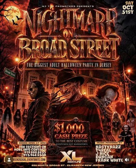 THE BIGGEST ADULT HALLOWEEN PARTY IN JERSEY