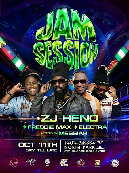 JAM SESSION: Afrobeats • Amapiano • Dancehall • Reggae | San Diego