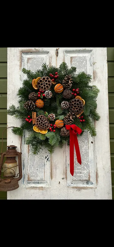 Christmas wreath workshop