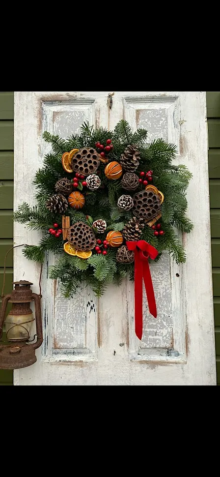 Christmas wreath workshop