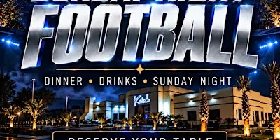 Sunday Night Football Watch Party at Katch Kitchen & Cocktails