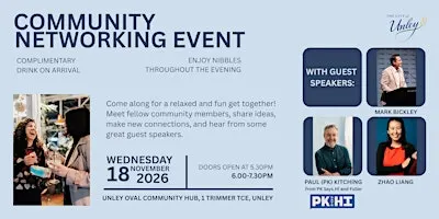 City of Unley Community Networking Event
