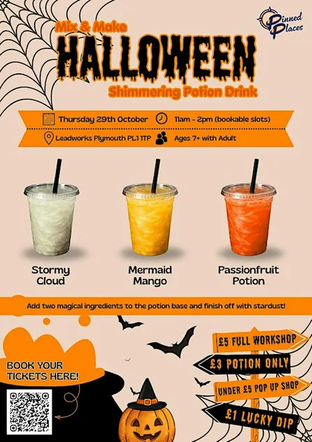 Halloween Potion‑Making & Craft Workshop (Ages 7+)