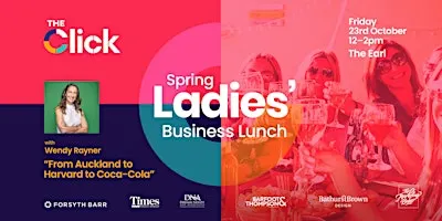 The Click East Auckland  Ladies Business Spring Lunch with Wendy Rayner