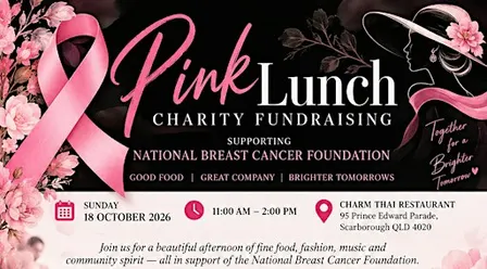 Pink Lunch Fundraising for National Breast Cancer Foundation