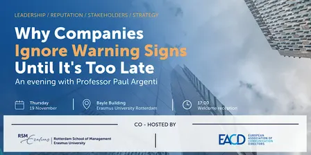 Why Companies Ignore Warning Signs Until It's Too Late