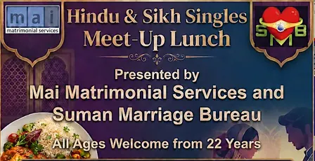 Hindu and Sikh Singles Meet-Up Lunch