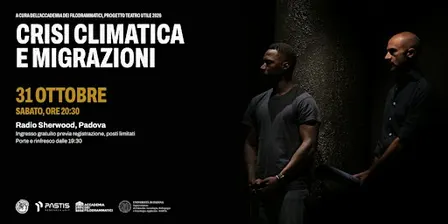 Crisi climatica e migrazioni: uno spettacolo teatrale