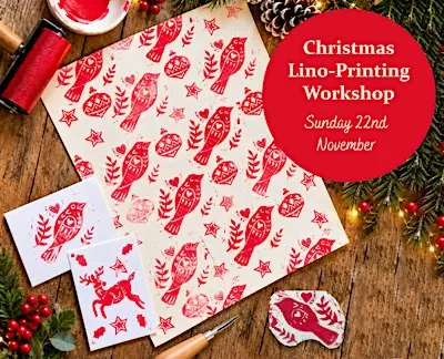 Christmas Lino Printing Workshop