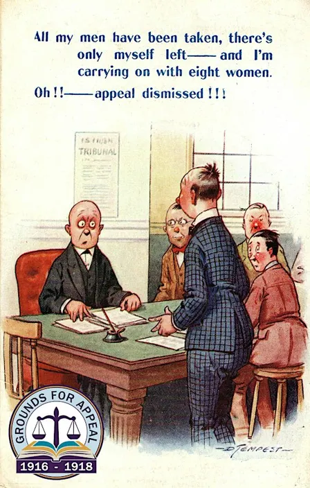 Consent and Dissent: First World War Military Appeal Tribunals (in person)