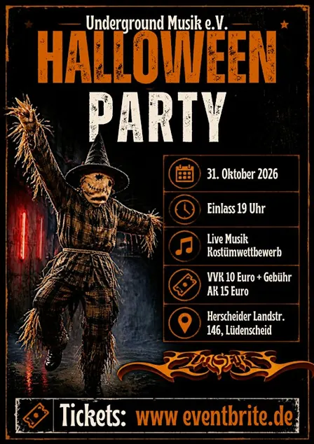 Halloween Party mit Live Band