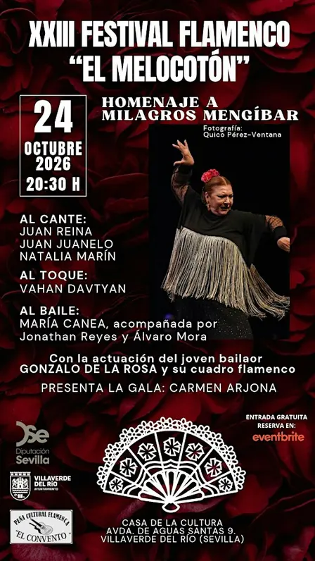 XXIII FESTIVAL FLAMENCO "EL MELOCOTÓN" DE VILLAVERDE DEL RÍO