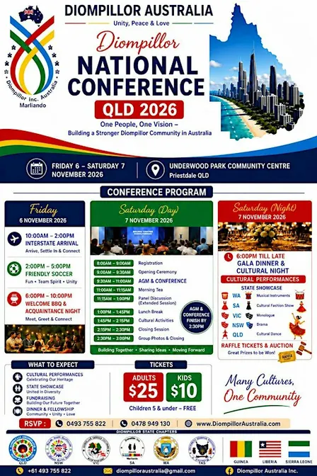 Diompillor Queensland National conference 2026