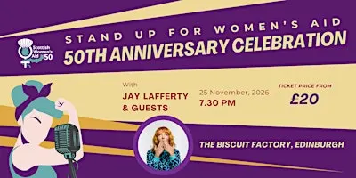 Stand up for Women's Aid! Cheers to 50 years comedy evening