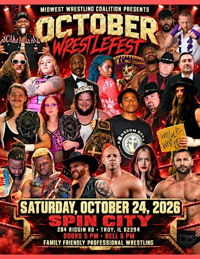 MWC October WrestleFest | Live Pro Wrestling in Troy, IL