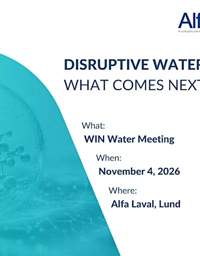 WIN Water-event with AlfaWall, November 4