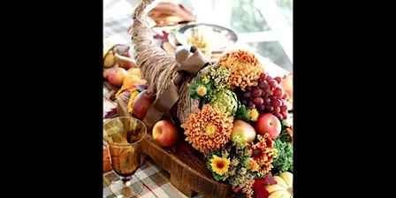 Thanksgiving Cornucopia Arrangement | Brenda Dwyer, instructor