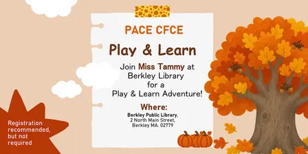 Play & Learn - Berkley Public Library, November 2026