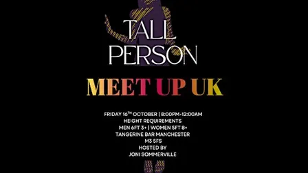 TALL PERSON MEET UP UK | hosted by Joni Sommerville