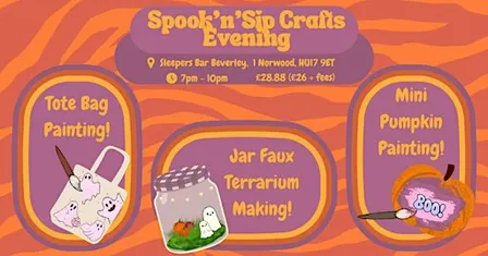 Spook'n'Sip Crafts Evening