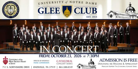 Cathedral Concert: The University of Notre Dame Glee Club