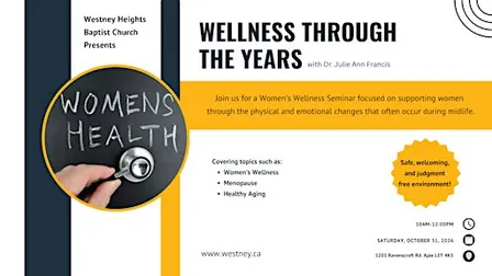 Wellness Through the Years with Dr. Julie Ann Francis