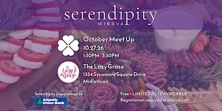 WIBRVA Serendipity MeetUp October 27, 2026