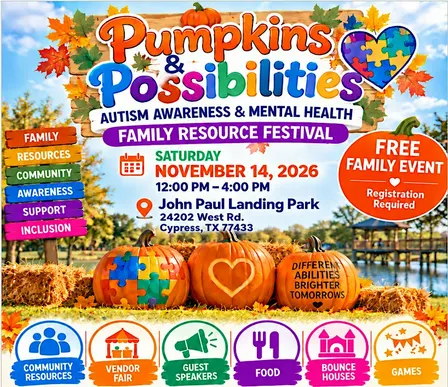 Pumpkins & Possibilities Autism Awareness & Mental Health Family Festival