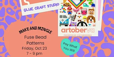 Make & Mingle 90's Retro Craft: Fuse Beads | Artober PWYW Craft Series