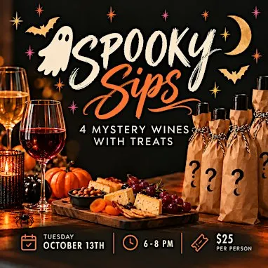 Spooky Sips - Mystery Wine Tasting