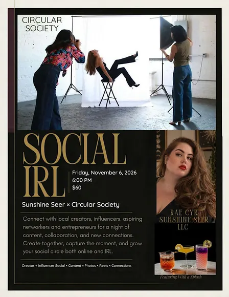 Creator Networking & Content Night: Meet, Create & Collaborate with CT Cre